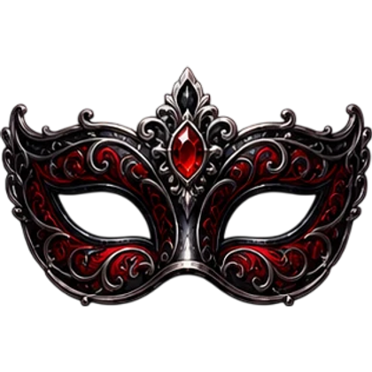 Masquerade mask symbol